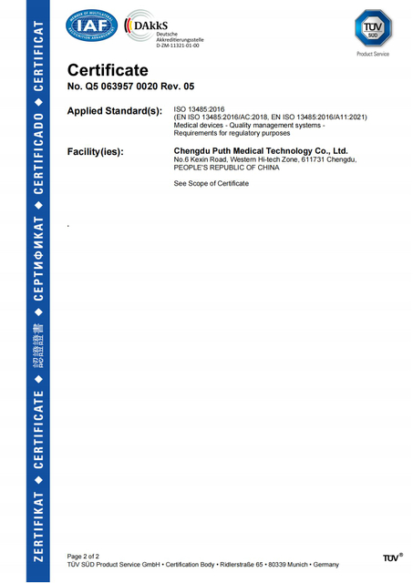 ISO13485 Certificate-PUTH Medical (2)